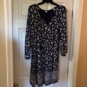 Floral Navy Dress